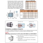 Sada 17 ks kleštin ER32L 4-20 mm