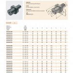 Držák VDI40 přímý E2 nože 25 mm