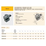 Axiální držák VDI40 tvaru C3 – pravý pro 25 mm