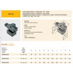Axiální držák VDI40 tvaru C4 – levý pro 25 mm