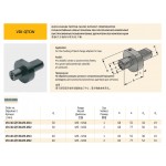 Rychlovýměnný držák VDI40 pro závitování M5 - M22 bez kompenzace