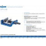 Vrtačkový svěrák RÖHM DPV 3-W, 100 mm , 3 možnosti upnutí