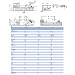 Hydraulický strojní svěrák RÖHM RBAW, šíře čelistí 113 mm