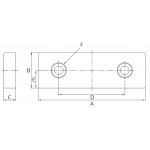 Čelisti pro svěrák für AVC-160 / AVM-160 / AMP-160 (2ks)