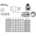 1/4” Hlavice 4CZech ONE 7,0