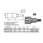 1/4’’ Zástrčná hlavice 4CZech plochá SL5,5