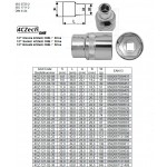 1/2” Hlavice 4CZech ONE / * Drive 8,0