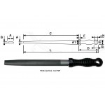 Pilník dílenský úsečkový 25 x 8, 250 mm, 1 - hrubý