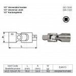 1/2’’ Univerzální kardan - 78 mm 4CZech