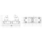 Samostředící mechanický svěrák ARNOLD SC 5X 90 mm