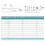 Mechanický svěrák ARNOLD 5X 125 mm Verze M