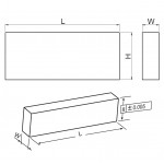 Podložka broušená 10 x 30 x 100 mm (VP-100)