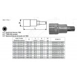 1/2’’ Zástrčná hlavice TORX 20 - 4CZech