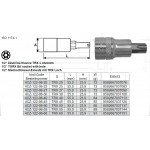 1/2’’ Zástrčná hlavice TORX 20 s otvorem 4CZech