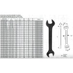 Klíč otevřený oboustranný 10 x 13 mm - černěný (DIN 895)