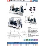 Samostředící svěrák VCV-0507H šířka čelistí 131 mm