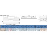 Dvojitý samostředící svěrák VCV-13180D šířka čelistí 130 mm