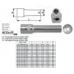 1/4” Prodloužená hlavice 4CZech ONE 4,0 mm