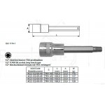 1/2’’ Zástrčná hlavice TORX 45, prodloužená 4CZech