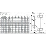 Klíč na převlečné matice 13 x 14 mm