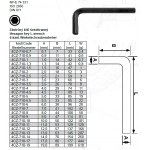 Zástrčný klíč šestihranný 5 mm (IMBUS) 4CZech