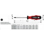 Šroubovák pozidriv PZ 3 / 150 mm profi 4CZech