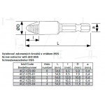 Vytahovač poškozených šroubů č. 0 - s vrtákem HSS 4CZech