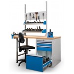 CNC pracovní stůl, šíře 1500 mm, CNC zásuvka vč. vložek