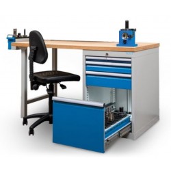 CNC pracovní stůl, šíře 1500 mm, CNC zásuvka vč. vložek