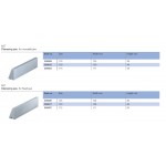 Pohyblivá čelist  (hladká) pro strojní svěrák MSR - šíře 125 mm (1 ks)