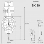 Univerzální 3D Taster s kuželem SK30 - nová generace