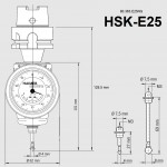 Univerzální 3D Taster s kuželem HSK E25 - nová generace