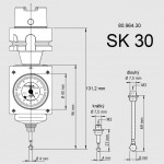 Univerzální 3D Taster s kuželem SK30, Zero Master