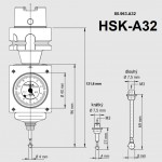 Univerzální 3D Taster s kuželem HSK A32, Zero Master