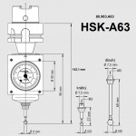 Univerzální 3D Taster s kuželem HSK A63, Zero Master