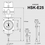 Univerzální 3D Taster s kuželem HSK E25, Zero Master