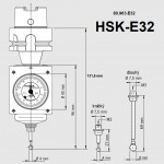 Univerzální 3D Taster s kuželem HSK E32, Zero Master