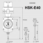 Univerzální 3D Taster s kuželem HSK E40, Zero Master