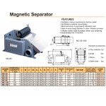 Magnetický separátor 120l/min (MC-120)