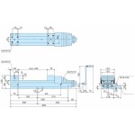 MC strojní svěrák 125 mm, rozevření 405 mm, VE125LWN