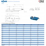 Strojní svěrák RÖHM RS-4, šíře 160 mm