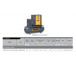 Šroubový kompresor (485 l/min, 4 kW, 10 bar) NUAIR MERCURY Tronic 4,0-10-200 ES