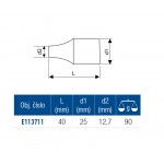 1/2" adaptér na bity F1/25" x HEX F5/16" Tona Expert