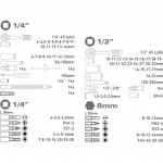 Gola sada 1/4" a 1/2" 94-dílná, EXTOL CRAFT