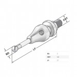 Náhradní hrot 3 mm pro 3D Taster (702.8.12)