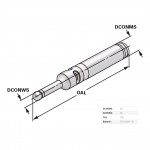 Sonda najížděcí, stopka 16 mm, LED se zvukem (702.16)