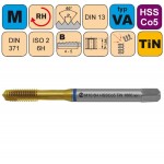 Závitník strojní M6 x 1 HSS + TiN