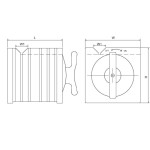 Magnetický V-blok 100x100x100 mm VCP-31