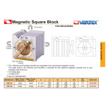 Magnetický V-blok 100x100x100 mm VCP-31