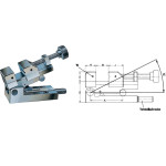 Přesný naklápěcí svěrák RÖHM PS-SV-2, 90 mm